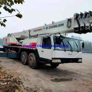Used ZOOMLION QY80VF 80 Ton Car Crane 